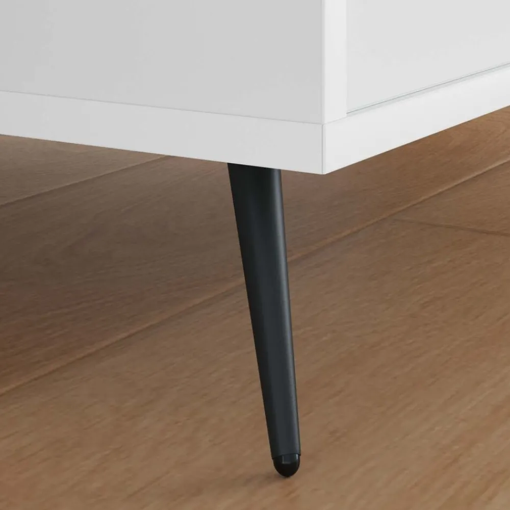Staande Voeten 2 pcs Zwart 56 x 56 x 100 mm IJzer>vidaXL New