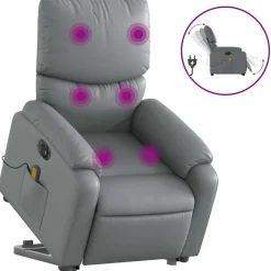 Sta-op-massagestoel elektrisch kunstleer>vidaXL Outlet