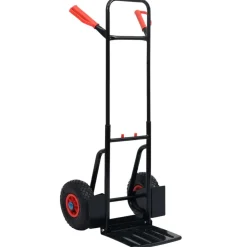 Gereedschap*vidaXL Steekwagen telescopisch 200 kg zwart en rood