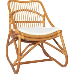 Stoel rattan en linnen>vidaXL Outlet