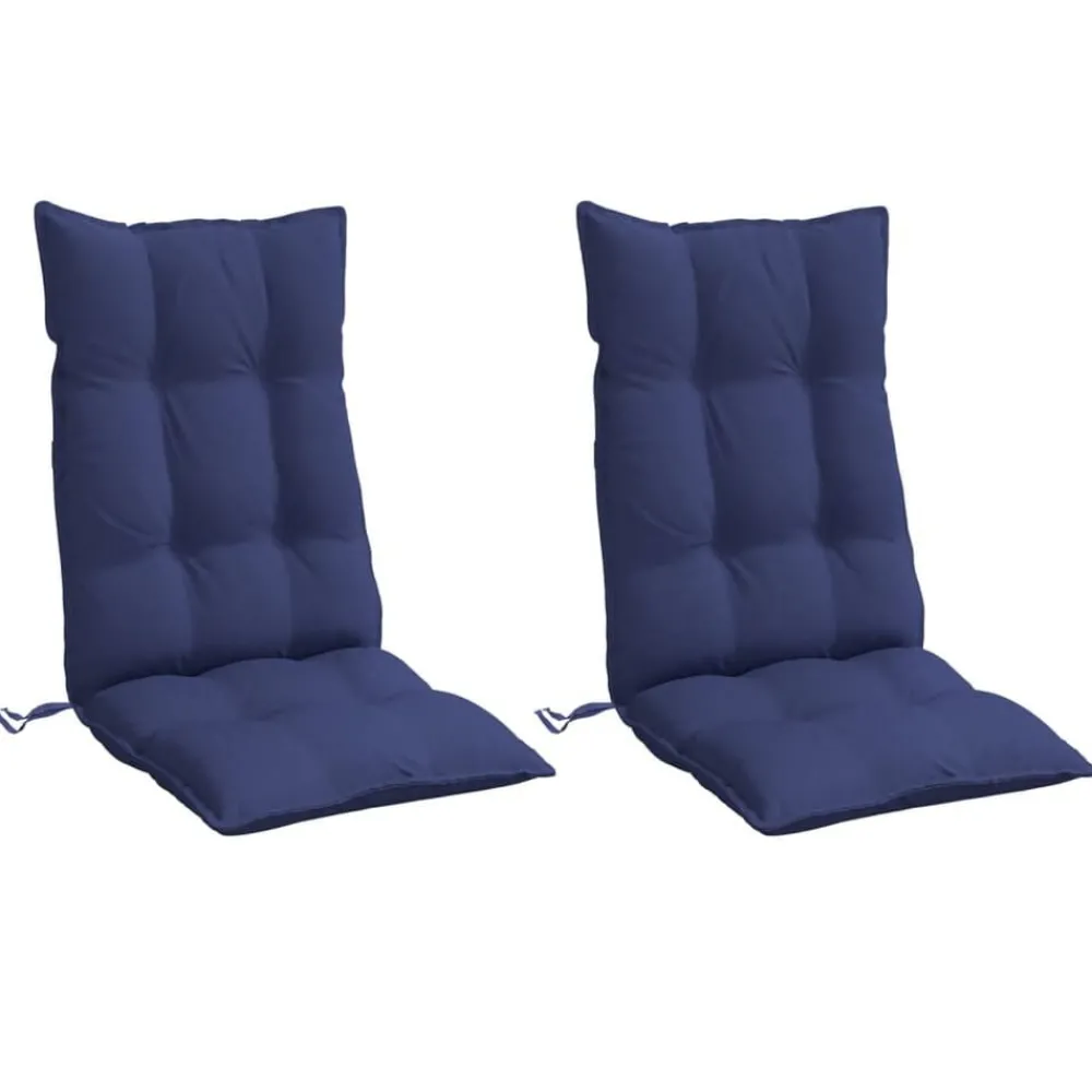 Stoelkussens 2 st hoge rug oxford stof>vidaXL Discount