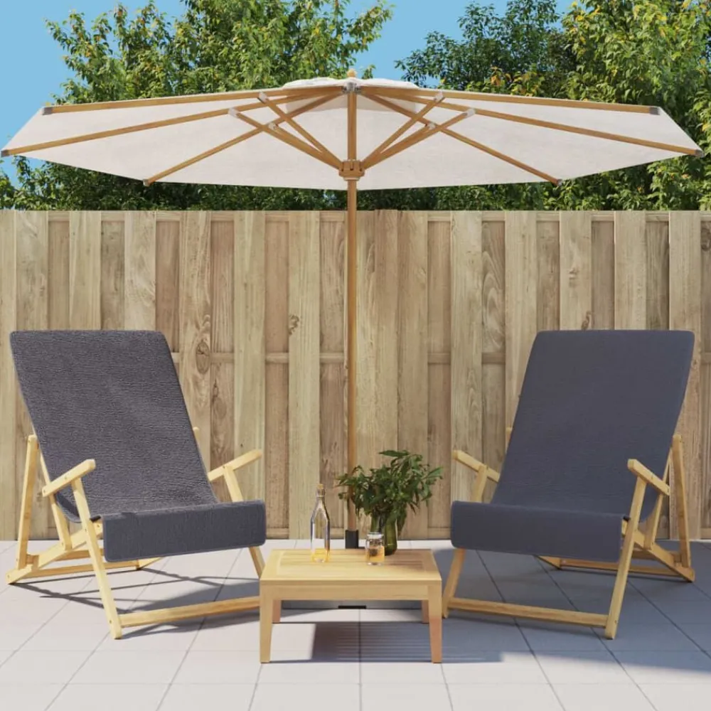 Strandhanddoeken 2 st 400 g/m² 60x135 cm stof kleurig>vidaXL Sale