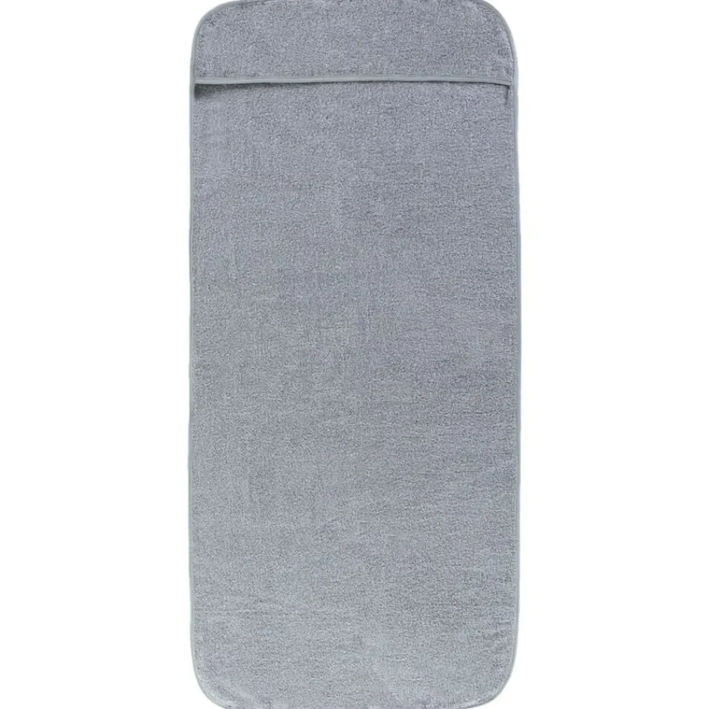 Linnengoed*vidaXL Strandhanddoeken 2 st 400 g/m² 60x135 cm stof Grijs