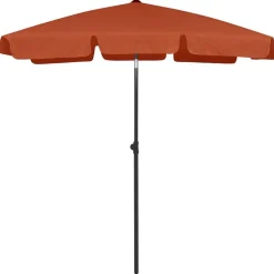 Tuin & Gazon*vidaXL Strandparasol 180x120 cm kleurig Terracotta