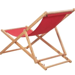 Strandstoel inklapbaar stof en houten frame><noscript><img width=