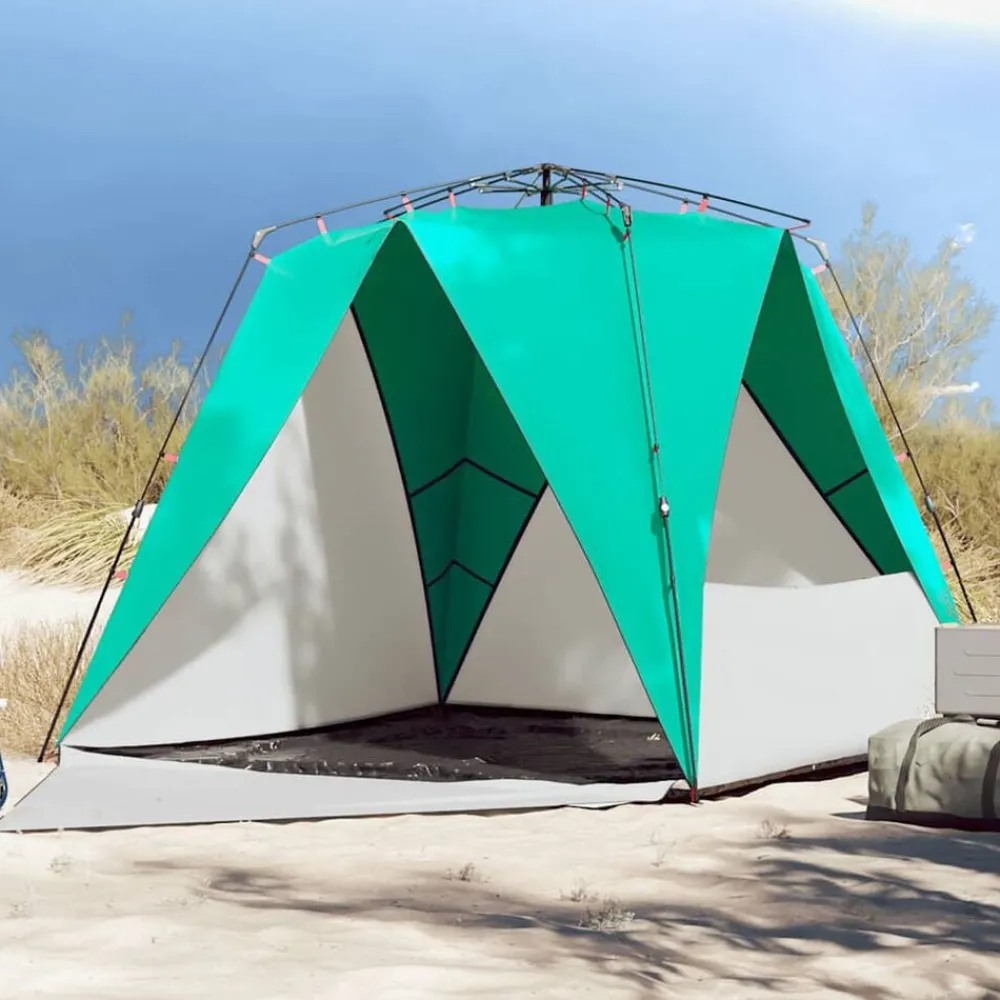 strandtent 4-persoons waterdicht snelontgrendeling>vidaXL Outlet