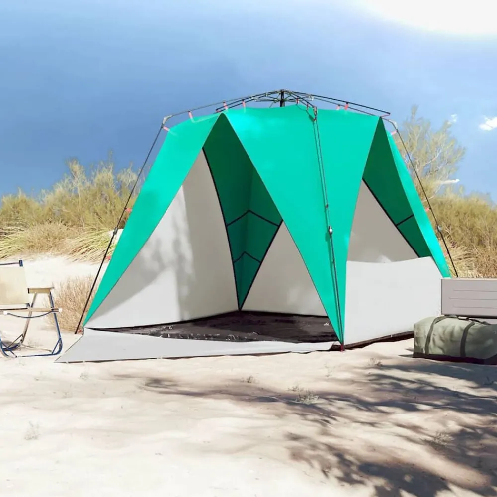 strandtent 4-persoons waterdicht snelontgrendeling>vidaXL Outlet