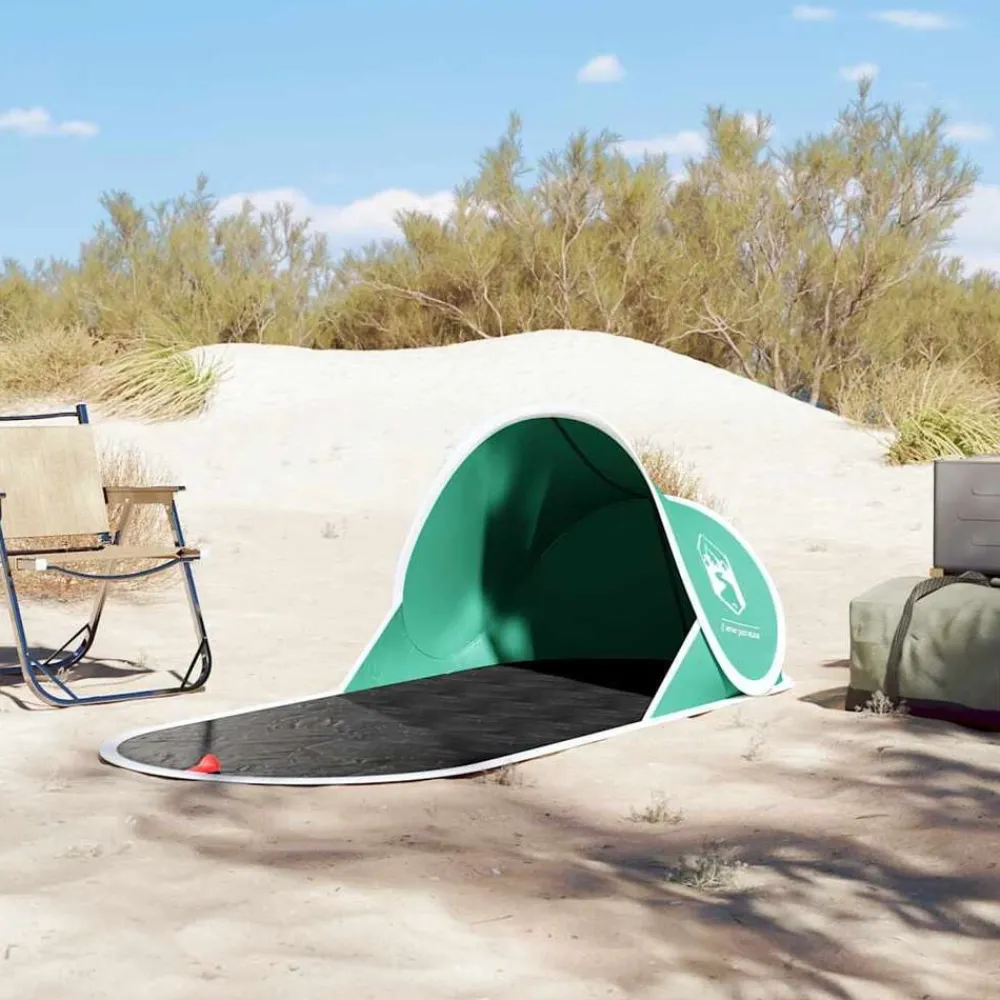 Buitensport*vidaXL Strandtent pop-up waterdicht Zeegroen