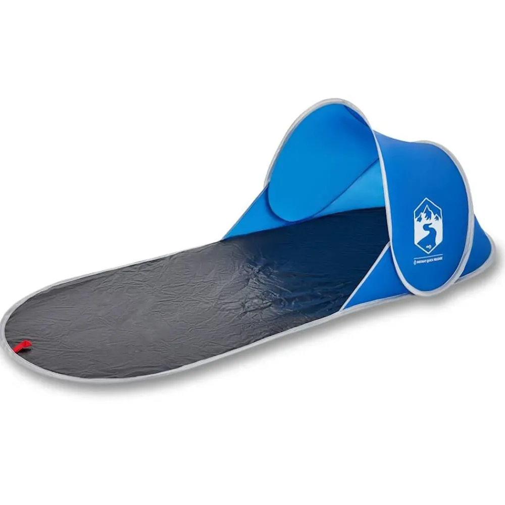 Buitensport*vidaXL Strandtent pop-up waterdicht azuurblauw