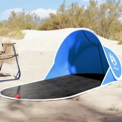 Buitensport*vidaXL Strandtent pop-up waterdicht azuurblauw