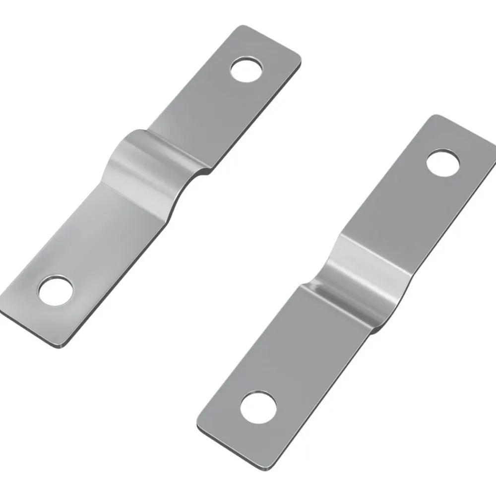 Bouwbeslag*vidaXL Strijkplaat 2 pcs Zilver 50 x 10 x 1,2 mm IJzer
