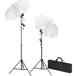Studiolampenset inclusief statieven en paraplu's>vidaXL Discount