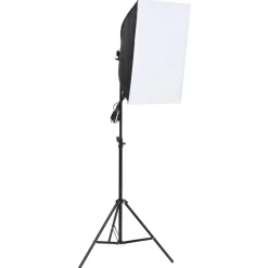 Camera & Optiek*vidaXL Studioverlichtingsset met achtergronden en softboxen