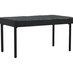 Accessoires Voor Tuinmeubelen*vidaXL Tafel Dek Effen Zwart 122 x 72 x 15 cm Stof