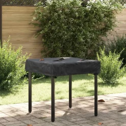 Accessoires Voor Tuinmeubelen*vidaXL Tafel Dek Effen Zwart 62 x 62 x 15 cm Stof