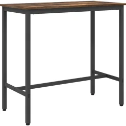 Tafel 100 x 50 x 90,5 cm Engineered hout en staal>vidaXL Clearance