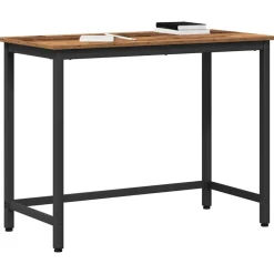 Kantoormeubelen*vidaXL Tafel Oudhout 80 x 50 x 76,5 cm Engineered hout en staal Oud hout