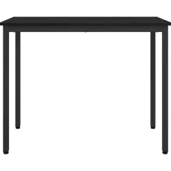 Tafel 100 x 50 x 76,5 cm Engineered hout en staal><noscript><img width=
