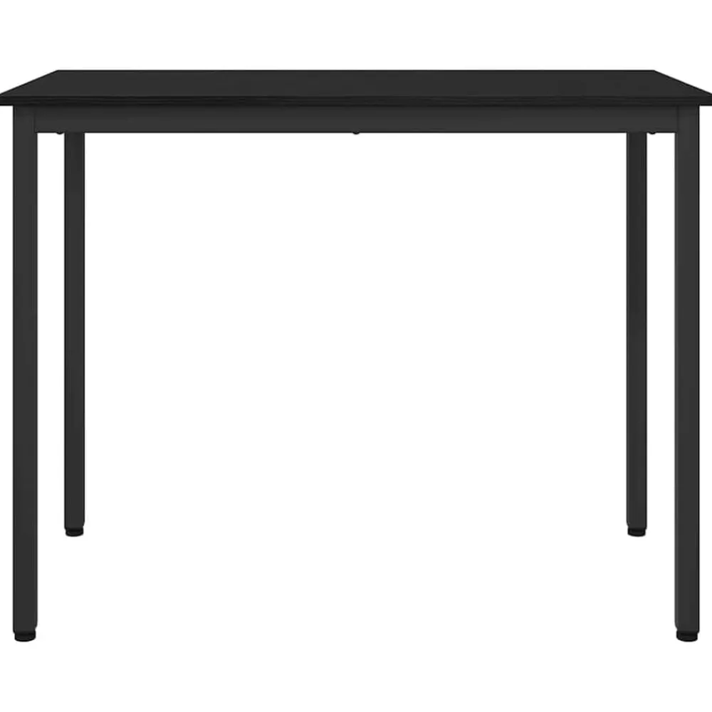 Tafel 100 x 50 x 76,5 cm Engineered hout en staal>vidaXL New