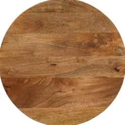 Tafelblad Ø 40x2,5 cm rond massief ruw mangohout>vidaXL Discount