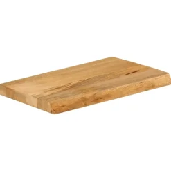 Tafelblad met natuurlijke rand 40x20x2,5 cm massief mangohout>vidaXL New