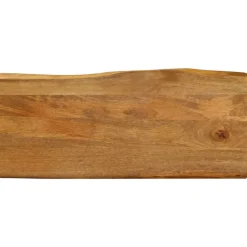 Tafelaccessoires*vidaXL Tafelblad met natuurlijke rand 100x40x2,5 cm massief mangohout Mangohout (eikenafwerking)