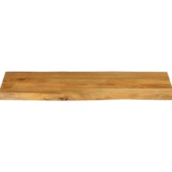 Tafelaccessoires*vidaXL Tafelblad met natuurlijke rand 100x40x2,5 cm massief mangohout Mangohout (eikenafwerking)