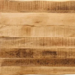 Tafelblad met natuurlijke rand 40x40x3,8 cm massief mangohout>vidaXL New