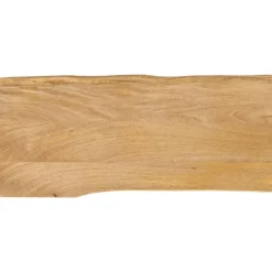 Tafelaccessoires*vidaXL Tafelblad met natuurlijke rand 80x40x3,8 cm massief mangohout Mangohout (naturel)