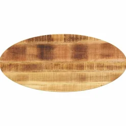 Tafelaccessoires*vidaXL Tafelblad ovaal 110x40x3,8 cm massief mangohout Ruw mangohout (naturel)