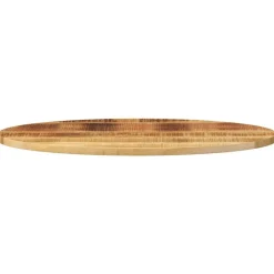Tafelaccessoires*vidaXL Tafelblad ovaal 110x40x3,8 cm massief mangohout Ruw mangohout (naturel)