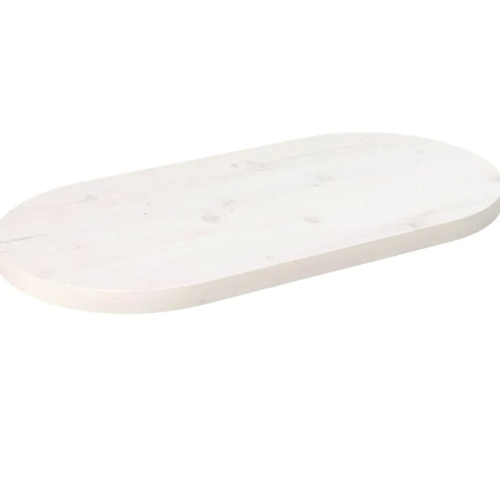 Tafelblad ovaal 60x30x2,5 cm massief grenenhout>vidaXL Hot
