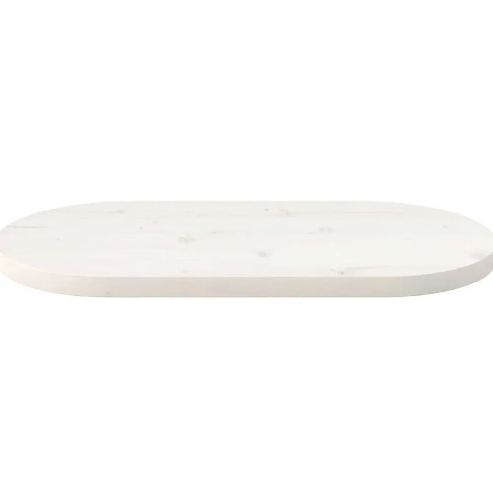 Tafelblad ovaal 60x30x2,5 cm massief grenenhout>vidaXL Hot