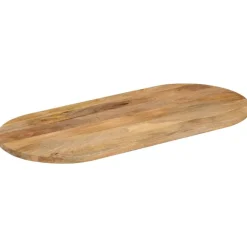 Tafelblad ovaal 80x40x2,5 cm massief mangohout>vidaXL Sale
