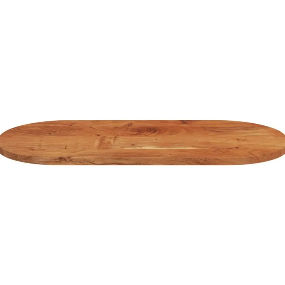 Tafelblad ovaal 80x40x3,8 cm massief acaciahout>vidaXL New