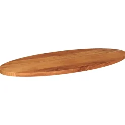 Tafelblad ovaal 80x40x2,5 cm massief acaciahout>vidaXL Clearance