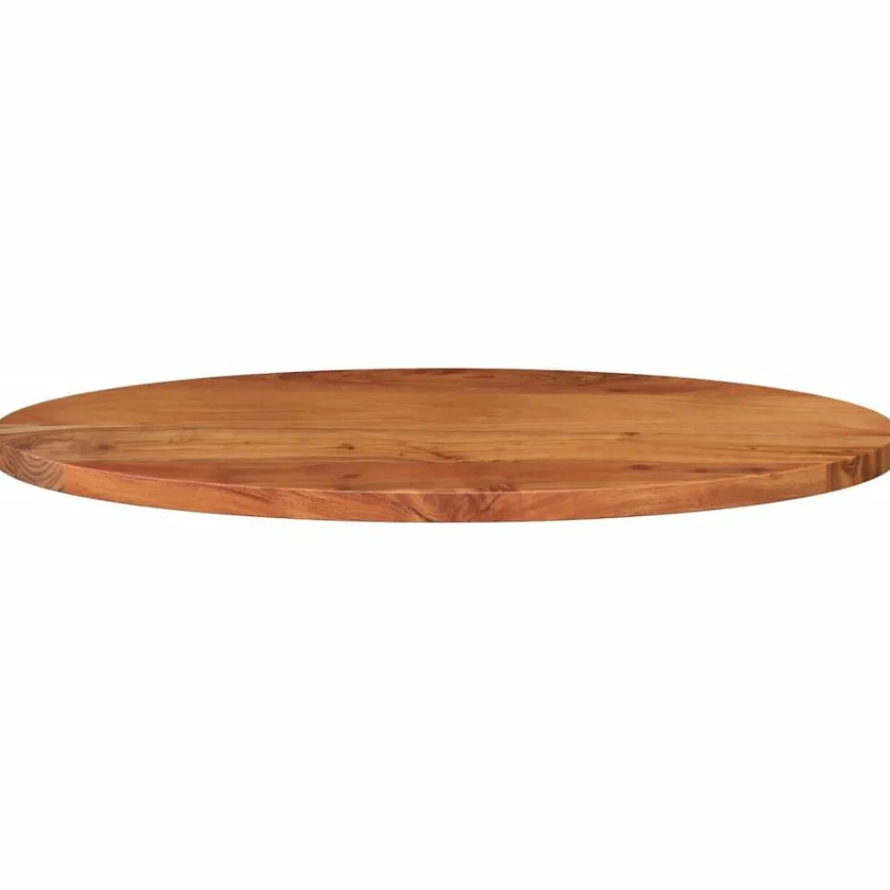 Tafelblad ovaal 80x40x2,5 cm massief acaciahout>vidaXL Clearance