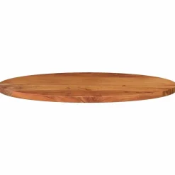 Tafelaccessoires*vidaXL Tafelblad ovaal 80x40x3,8 cm massief acaciahout Acaciahout (naturel)