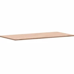 Tafelaccessoires*vidaXL Tafelblad rechthoekig 80x40x1,5 cm massief beukenhout Naturel