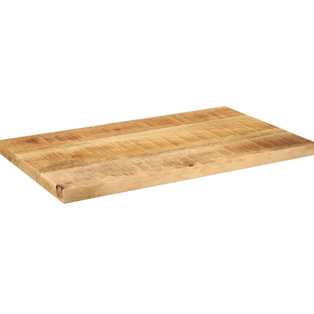 Tafelblad rechthoekig 40x20x3,8 cm massief ruw mangohout>vidaXL New