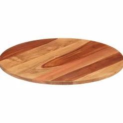 Tafelaccessoires*vidaXL Tafelblad rond 15-16 mm 40 cm massief acaciahout