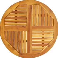 Tafelaccessoires*vidaXL Tafelblad rond Ø 80x2,2 cm massief acaciahout