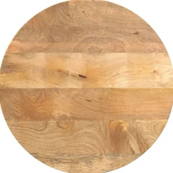 Tafelaccessoires*vidaXL Tafelblad rond Ø 40x3,8 cm massief ruw mangohout Mangohout (naturel)