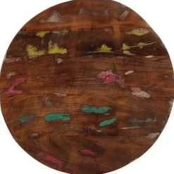 Tafelaccessoires*vidaXL Tafelblad rond Ø 40x1,5 cm massief gerecycled hout Gerecycled hout (meerkleurig)
