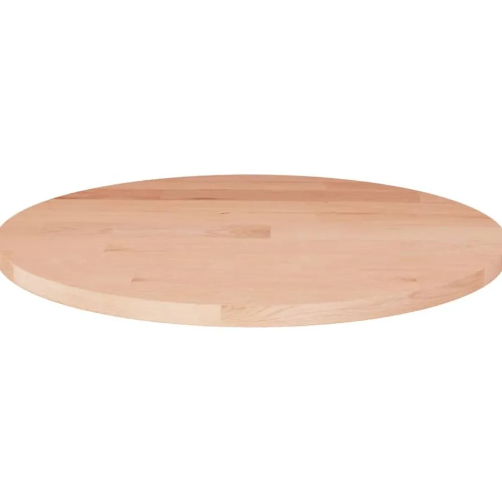 Tafelaccessoires*vidaXL Tafelblad rond Ø30x1,5 cm onbehandeld massief eikenhout Naturel