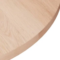 Tafelaccessoires*vidaXL Tafelblad rond Ø30x1,5 cm onbehandeld massief eikenhout Naturel