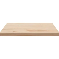 Tafelaccessoires*vidaXL Tafelblad vierkant 60x60x2,5 cm massief grenenhout Naturel