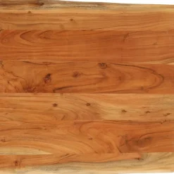 Tafelaccessoires*vidaXL Tafelblad vierkant natuurlijke rand 40x40x3,8 cm acaciahout Acaciahout (naturel)