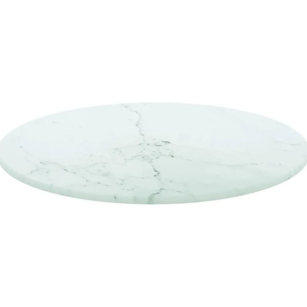 Tafelblad Ø30x0,8 cm gehard glas met marmerontwerp>vidaXL Best