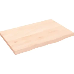 Tafelblad 60x40x2 cm onbehandeld massief eikenhout>vidaXL Sale